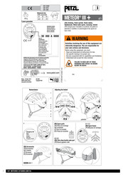 Petzl METEOR III + A71 Manual Del Usuario