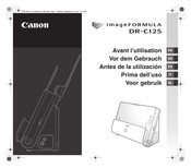 Canon imageFORMULA DR-C125 Antes De La Utilizacion