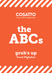 Cosatto GRUBS UP TRAVEL HIGHCHAIR Manual Del Usuario