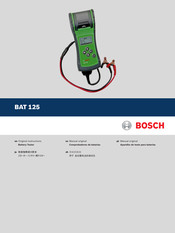 Bosch BAT 125 Manual Original