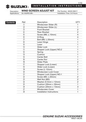 Suzuki 48400-0681 Serie Instrucciones De Montaje