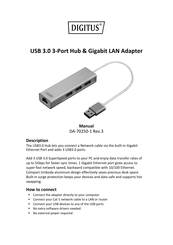 Digitus DA-70250-1 Manual Del Usuario