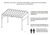 Sunjoy D-PG140PST Instrucciones De Ensamblaje
