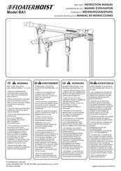 FLOATERHOIST BA1 Manual De Instrucciones