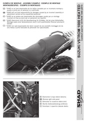 Shad SUZUKI VSTROM 1000 HEATED Instrucciones De Montaje