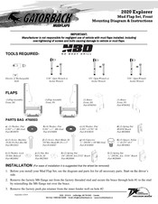 Truck Hardware Gatorback 2020 Explorer Diagrama De Montaje E Instrucciones