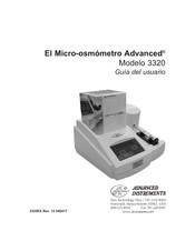 Advanced Instruments Advanced 3320 Guia Del Usuario