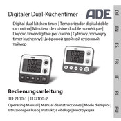 ADE TD 2100-1 Manual De Instrucciones