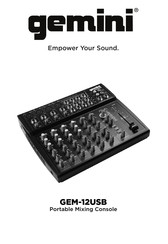 Gemini GEM-12USB Manual Del Usuario