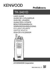 Kenwood ProTalk Digital TK-3401D Guia Del Usuario