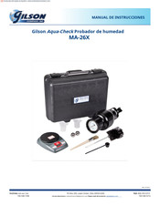 Gilson Aqua-Check MA-26X Manual De Instrucciones