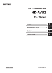 Buffalo HD-AVU2 Manual De Usuario