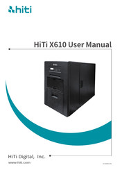 Hiti X610 Manual De Instrucciones