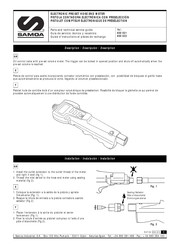Samoa 600 021 Manual De Instrucciones