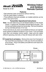 Health Zenith SL-6139 Manual De Instrucciones