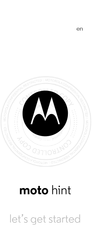 Motorola moto hint Manual Del Usuario