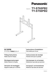 Panasonic TY-ST65PB2 Instrucciones De Montaje