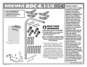 Yakima ROC 1-1/4 Manual Del Usuario