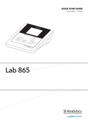 Xylem SI Analytics Lab 865 Manual Del Usuario