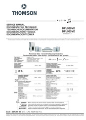 THOMSON DPL950VD Manual Del Usuario