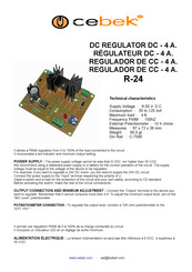 Cebek R-24 Manual De Instrucciones