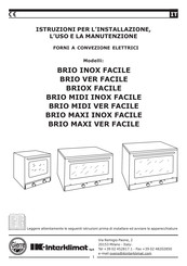 GIERRE IK Interklimat BRIO MIDI INOX FACILE Instrucciones De Instalación, Uso Y Mantenimiento