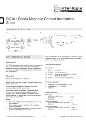 Interlogix DC101 Serie Manual De Instalación