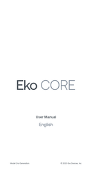 EKO Device Eko CORE Manual Del Usuario