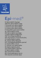 Thuasne Epi-med Manual De Instrucciones