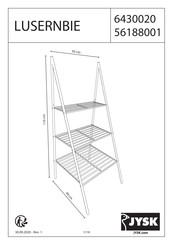 JYSK LUSERNBIE 56188001 Instrucciones De Montaje