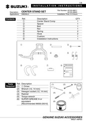 Suzuki 42100-48811 Manual De Instalación