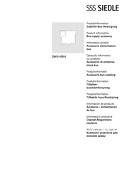 SSS Siedle ZBVG 650-0 Informacion De Producto