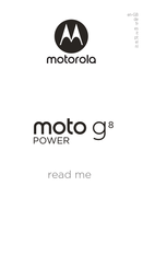 Motorola Moto G8 Power Manual De Instrucciones