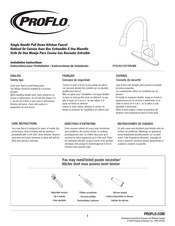 Proflo PFXC8012CP Instrucciones De Instalación