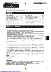 Sharp AH-M098E Manual De Instrucciones