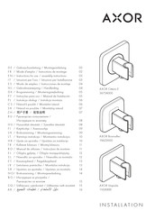 Axor Bouroullec 19622000 Modo De Empleo/Instrucciones De Montaje