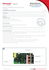 Honeywell SI800MS Instrucciones De Instalación