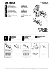 Siemens EVG4U10E020 Instrucciones De Montaje