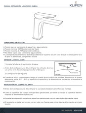 Klipen KUBIKA Manual Instalación