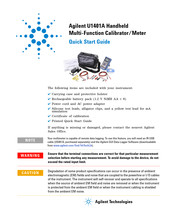 Agilent Technologies U1401A Guia De Inicio Rapido