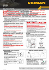 Firman H03652 Guía De Referencia Rápida