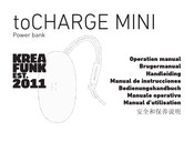 KREAFUNK toCHARGE MINI Manual De Instrucciones