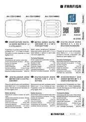 Farfisa CD2132MAS Manual De Instrucciones
