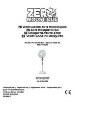 Zero Moustique LDS16-40AD-RC Manual De Instrucciones