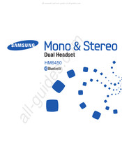 Samsung Mono&Stereo HM6450 Manual Del Usuario