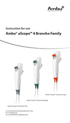 Ambu Ambu aScope 4 Broncho Large Instrucciones De Uso