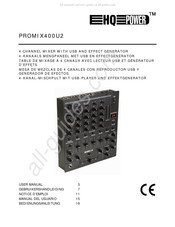 HQ-Power PROMIX400U2 Manual Del Usuario