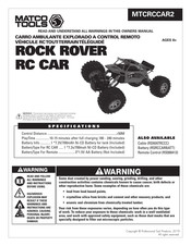 Matco Tools MTCRCCAR2 Manual Del Usuario