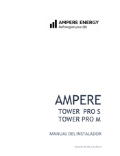 AMPERE ENERGY TOWER PRO S Manual Del Instalador