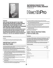 HearthPro BHQC-1500 Manual De Instrucciones